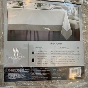 Wamsutta Tablecloth Linen Cotton